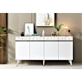 Miniatyrbild 1 av 9: Console Defne - Vit, Guld