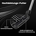 Miniatyrbillede 4 af 5: Golf Putter 89 cm rustfri stålhammer putter med rustfrit stål hoved og skridsikkert greb