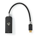 Pikkukuva 1 / 5: USB-C™ Sovitin | USB 3.2 Gen 1 | USB-C™ Uros | DisplayPort Naaras | 8K@30Hz | 0.20 m | Pyöreä | Kullattu | PVC | Antrasiitti | Ikkunallinen laatikko