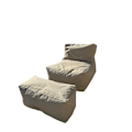 Pikkukuva 4 / 4: Bean Bag Set (2 kpl) Xxl Sedir - beige