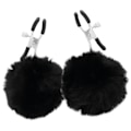 Miniatyrbild 3 av 5: Darkness - Nippelklämmor med Pom Poms 1