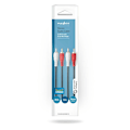 Miniatyrbillede 3 af 3: Stereo Audio kabel | 2x RCA Hanstik | 2x RCA Hanstik | Nikkelplateret | 1.00 m | Runde | Sort | Box