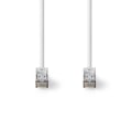 Miniatyrbillede 1 af 2: Cat 8.1 netværkskabel | S/FTP | RJ45 Han | RJ45 Han | 1.00 m | Runde | LSZH | Hvid | Label