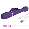 Miniatyrbillede 11 af 11: Pretty Love - Dejon Rabbit Vibrator 3 I 1 Multifunktion Lilla