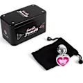 Miniatyrbillede 5 af 5: Secretplay - Metal Butt Plug Fuchsia Heart Small Størrelse 7 Cm