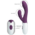 Miniatyrbild 9 av 11: Pretty Love - Butterfly Kiss Rabbit Vibrator & G-Spot Stimulator Lila