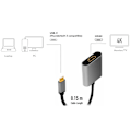 Miniatyrbild 3 av 4: USB-C -> HDMI-adapter 4K/60Hz Aluminium 15cm