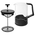 Miniatyrbillede 7 af 9: Kaffe- og testempelmaskine, glas, SORT, 400 ml