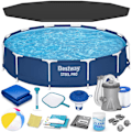 Miniatyrbillede 1 af 11: Ramme havepool 366 x 76 cm 16 i 1 Bestway 56681
