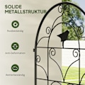 Miniatyrbild 8 av 10: Metallspaljé Set med 2 för pluggning av rostfri spaljé med fågeldesign för klätterväxter 50 x 120 cm Spaljé för krukväxter Plant spaljé för tomater Bl