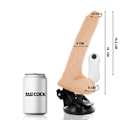Pikkukuva 1 / 6: Basecock - Realistic Vibrator Remote Control Flesh 19 cm -O- 4 cm