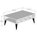 Miniatyrbild 3 av 3: Coffee Table Line - Valnöt