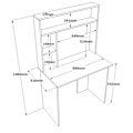 Miniatyrbillede 5 af 5: Studiebord Br2-Aa