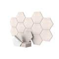 Hexagon akustiska paneler, självhäftande, brusreducering