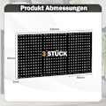 Miniatyrbillede 3 af 5: Tool wall tool perforeret væg med 3 pegboards &amp; 28 stykker hængende tilbehør Sort