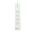 Pikkukuva 4 / 9: SmartLife Jatkojohto | Wi-Fi | Hybrid (CEE 7/7) / USB A / USB-C™ | 16 A | 3680 W | 2.00 m | 0 - 55 °C | Android™ / IOS | Valkoinen