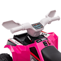 Miniatyrbillede 8 af 10: Elektrisk Børne-Quad, Mini-El-Quad Med Frem- Og Bakfunktion, 6 V Elbil Til Børn 1,5-3 År, 2,5 Km/T, Pink
