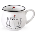 Miniatyrbild 1 av 4: Keramikmugg 300ml med Kattmotiv – Perfekt för Kaffe & Te