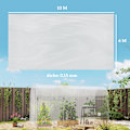 Miniatyrbild 4 av 10: Växthusfilm 6x10 m Vattentät trädgårdsfilm med UV-skydd, extra tjock rivsäker plastfilm, presenning för växthuspolytunnel, tunnelfilm för utomhusbruk