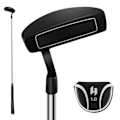 Miniatyrbillede 1 af 5: Golf Putter 89 cm rustfri stålhammer putter med rustfrit stål hoved og skridsikkert greb