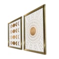 Pikkukuva 3 / 6: Koristekehystetty MDF-maalaus (2 kpl) 2P3853NISCT-013