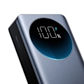 Miniatyrbillede 6 af 9: Digital powerbank 20000mAH 65W 3A USB USB-C sort