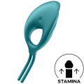 Pikkukuva 2 / 5: Satisfyer - Swordsman Ring Vibrator Green