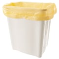 Pikkukuva 4 / 7: 10 keltaista roskapussia 60L HDPE sitruunatuoksulla ja kiristysnyörillä