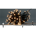 Miniatyrbillede 8 af 9: Julebelysning | Snor | 96 LED's | Varm Hvid | 7.20 m | Lyseffekter: 7 | Indendørs eller udendørs | Batteri