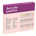 Miniatyrbillede 1 af 9: Akrylmaling 24 stk. - 12 ml. Maaleo 20363