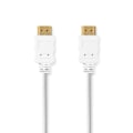 Pikkukuva 1 / 3: High Speed ​​HDMI ™ Kaapeli Ethernet | HDMI™ liitin | HDMI™ liitin | 4K@30Hz | ARC | 10.2 Gbps | 2.00 m | Pyöreä | PVC | Valkoinen | Laatikko