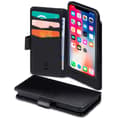 Wallet -kotelo 2-in-1 iPhone X/XS:lle - musta