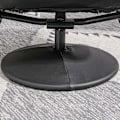 Miniatyrbillede 10 af 10: Afslapningsstol Med Skammel, Tv-Stol, Tv-Stol Med Lænefunktion, Drejelig Polstret Stol Til Stue, Soveværelse, Imiteret Læder, Sort