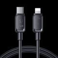 USB-C till Lightning-kabel 20W, 0,25m - Svart