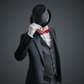Miniatyrbillede 5 af 7: Top hat sort