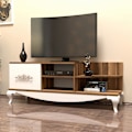Miniatyrbillede 1 af 4: TV Stand Sultan - Valnød, Hvid