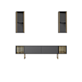 Miniatyrbillede 7 af 9: TV Unit Gold Line - antracit, sort