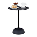 Miniatyrbillede 1 af 8: Rundt sidebord i sort