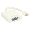 Miniatyrbillede 2 af 2: Mini Displayport Kabel Mini DisplayPort Han - VGA Hun 0.20 m Hvid