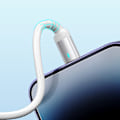 Pikkukuva 7 / 9: Kaapelikaapeli iPhone A10 -sarjan USB:lle - Lightning 2.4A 1.2m valkoinen