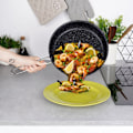 Miniatyrbillede 4 af 11: Stegepande 26 cm stål non-stick granit til alle komfurer/ovne
