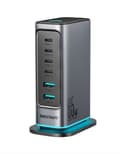 NEXTBATT 6-i-1 65W GaN Multi USB-laddare 4 USB-C & 2 USB-A