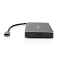 Pikkukuva 3 / 8: USB N Moniporttisovitin | USB 3.2 Gen 1 | USB-C™ Uros | Micro SD / RJ45 Naaras / SD / USB-C™ Naaras / 2x HDMI™ / 2x USB-A Naaras | 5 Gbps | 0.20 m | P