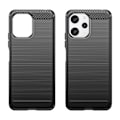 Pikkukuva 2 / 7: Joustava kotelo hiilikuviosuojuksella Xiaomi Redmi 12 Carbon Case -kotelolle, musta