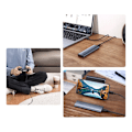 Miniatyrbild 8 av 9: Fickhus för M.2 SuperSpeed ​​​​10Gbps SSD + USB-C-kabel 0,5 m grå