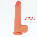 Miniatyrbillede 2 af 8: Cyber ​​Silicock - Connor Ultra Realistic Soft Flydende Silikone 20,5 Cm -O- 3,7 Cm