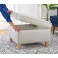 Miniatyrbillede 3 af 7: Pouffe Roscen - Creme