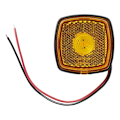 Miniatyrbillede 3 af 7: Sidemarkeringslygte 9-30V rav 61 x 61 mm LED