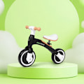 Pikkukuva 2 / 9: Tasapainopyörä polkimilla - koulutus, 3-in-1, sivupyörät, musta, ECOTOYS