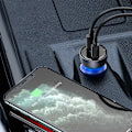 Miniatyrbillede 9 af 9: USB + USB-C 65W Quick Charge billader, gennemsigtig LCD-skærm